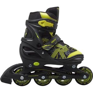 Roces Jokey 3.0 Kids Inline Skates (Black/Lime)  - Black;Yellow - Size: 1.5-3.5 EU Image
