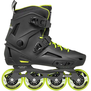 Rollerblade Lightning Freeskates (Black/Lime)  - Black;Green - Size: 10-10.5 EU Image
