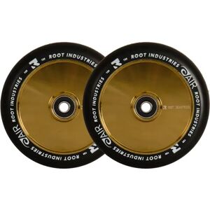 Root Industries Root Air 120mm Stunt Scooter Wheels 2-pack (120mm - Gold Rush)  - Black;Gold Image