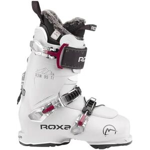 Roxa R3W 95 TI Womens Ski Boots (Lt Grey / White)  - White;Grey;Red - Size: 24.5 Image