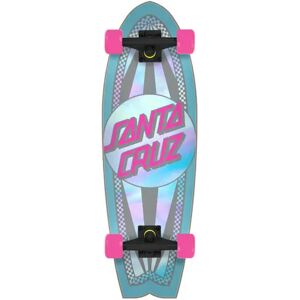 Santa Cruz Skateboards Santa Cruz Shark Cruiser Skateboard (Prismatic Dot)  - Teal;Pink - Size: 8.8" Image