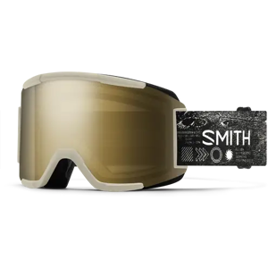 Smith Optics Smith Squad Ski Goggles (Chalk Space Invader/Sun Black Gold)  - Black;Gold Image
