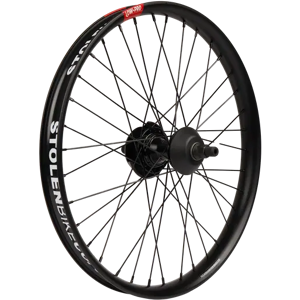 Stolen 20" Hive-Lowpro 36H Cassette BMX Rear Wheel (Black - Left hand drive)  - Black Image