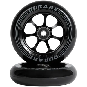 Tilt Durare Spoked Wheels 2-Pack (110mm - Black)  - Black Image