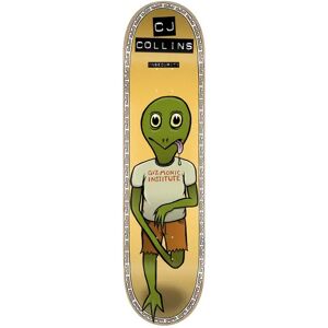 Toy Machine CJ Collins Pro Skateboard Deck (Insecurity)  - Yellow;Green;White - Size: 7.75" Image