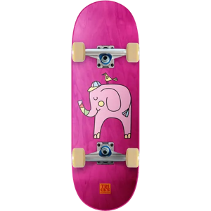 Tricks Soft Tops Elephant Complete Skateboard (Pink)  - Pink - Size: 7.87" Image