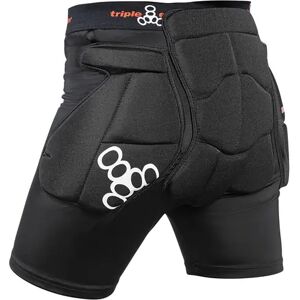 Triple Eight Bumsaver 2 Impact Shorts (Black)  - Black - Size: Medium Image