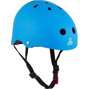 Triple Eight Lil 8 Staab Kids Skate Helmet (Neon Blue)  - Blue - Size: 46-52 Image