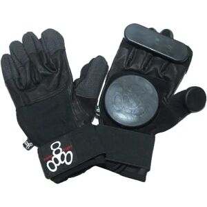 Triple Eight Sliders Longboard Gloves  - Black - Size: Large Image