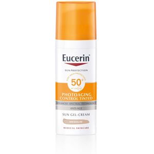 Eucerin Sun Protection Photoaging Control Tinted SPF50+ Sun Gel-Cream Anti-Age 50mL Medium SPF50+ Image