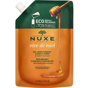 Nuxe Rêve de Miel Face and Body Altra-Rich Cleansing Gel with Honey 400mL Refill Image