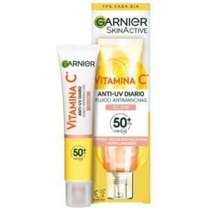Garnier Skin Active Vitamin C UV Daily Fluid Anti-Dark Spots 40mL Glow SPF50+ Image