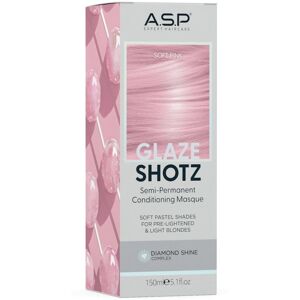 A.S.P Hair Glaze Shotz Semi-Permanent Conditioning Masque Soft Pastel Shades 150mL Soft Pink Image