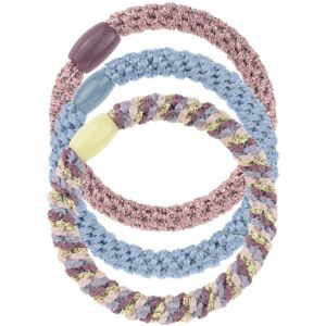 Invisibobble Twistar Woven Hair Ties 3 un. Lavender Braids Image