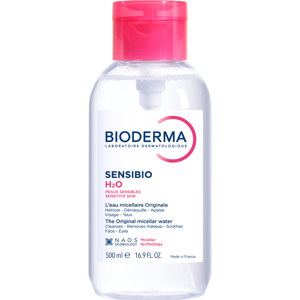 Bioderma Sensibio H20 Cleaning Micellar Solution for Sensitive Skin 500mL Pump-Reverse Image