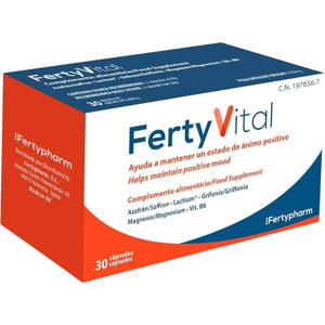 FertyBiotic Fertyvital Food Supplement Positive Mood 30 caps. Expiration Date: 2026-02-28 Image