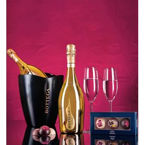 Bottega Gold with Chocolates - Luxury Prosecco Gifts - Wine Hampers - Prosecco Gift Delivery - Wine Gifts - Prosecco Gift Delivery - Wine Gifts UK Image