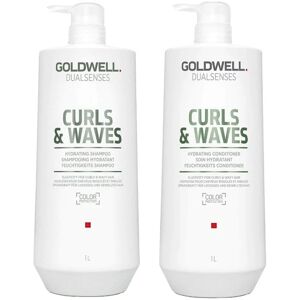 Goldwell Dualsenses Curls & Waves Shampoo 1000ml & Curls & Waves Condi Image