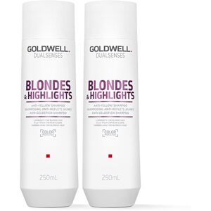 Goldwell Dual Senses Blonde & Highlights Anti-Yellow Shampoo 250ml Dou Image