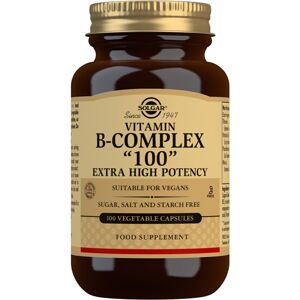 Solgar Vitamin B-Complex "100" Extra High Potency Vegetable Capsules - Image