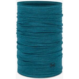 Buff Merino Lightweight Solid Teal Tubular Neckwear Image