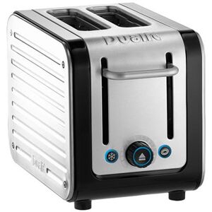 Dualit Architect 2 Slot Black Body With White Panel Toaster Image