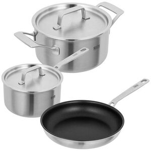 Kuhn Rikon Culinary Fiveply 3 Piece Mixed Pots & Pans Set Image