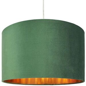 BHS Velvet Large Emerald Green Easyfit Shade Image