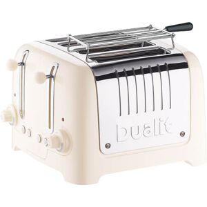 Dualit Lite 4 Slot Toaster with Warming Rack Canvas White Image