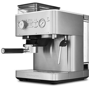 KitchenAid Semi Automatic Espresso Machine with Burr Grinder Stainless Steel Image