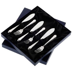 Arthur Price of England Dubarry Sovereign Silver Plate Set of 6 Pairs Of Fish Eaters Image