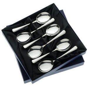 Arthur Price of England Harley Sovereign Silver Plate Set of 6 Fruit Spoons Image