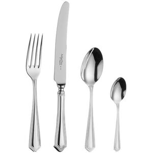 Arthur Price of England Sovereign Silver Plate Chester 24 Piece Cutlery Box Set Image