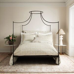 V&A; Kerala Duvet Cover Super King Size Soft Ivory & Slate Image