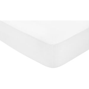 Bedeck of Belfast 300 Thread Count Fitted Sheet Super King Size White Image