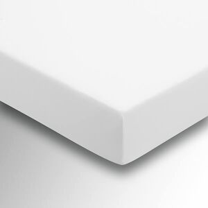 Helena Springfield Plain Dye Fitted Sheet 28cm Deep Double White Image