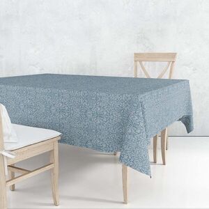 William Morris Acorn Blue 132x178cm Cotton Tablecloth Image