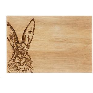 The Just Slate Company Hare 30cm Oak Serving Board Image