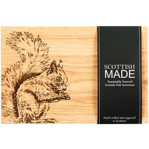 The Just Slate Company Squirrel 30cm Oak Serving Board Image