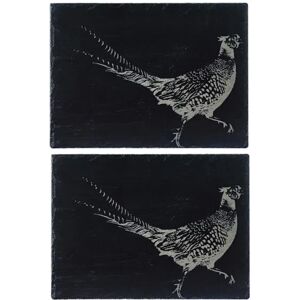 The Just Slate Company Set of 2 Pheasant Slate Placemats Image
