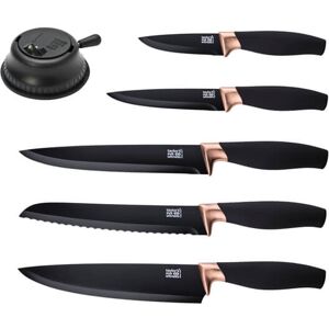 Taylor s Eye Witness Brooklyn Copper 5 Piece Knife Set With Knife Sharpener Image