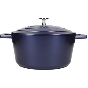 MasterClass Cast Aluminium 4L Casserole Dish Metallic Blue Image
