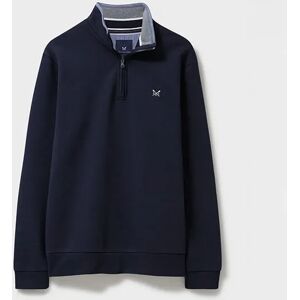 Crew Clothing Company Crew Clothing Mens Classic Half Zip Sweatshirt Heritage Dark Navy Image