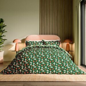 Scion Living Fan Floral Duvet Cover Set Green Image
