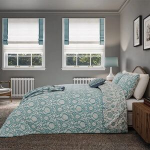 Helena Springfield Harvest Moon Sunflowers Duvet Cover Set Teal Image