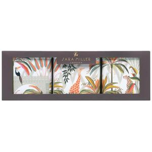 Sara Miller London Sara Miller Palm Garden Set of 3 Square Caddies Image