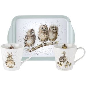 Wrendale Designs 'Country Animal' Mug & Tray Set Image