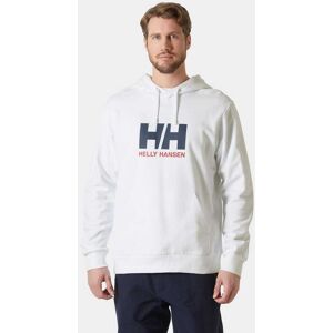 Helly Hansen Men's Logo Hoodie White S - White - Male Image