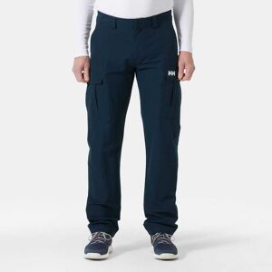 Helly Hansen Men's HH Quick-Dry Softshell Cargo Trousers Navy 32 - Navy Blue - Male Image
