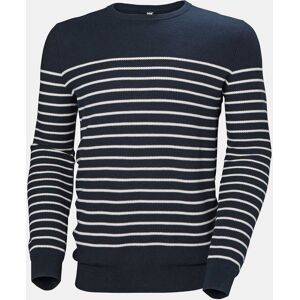 Helly Hansen Men's Skagen Marine Style Cotton-Knit Jumper Navy 2XL - Navy Blue - Male Image